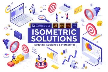 Targeting Audience & Marketing Illustration Pack