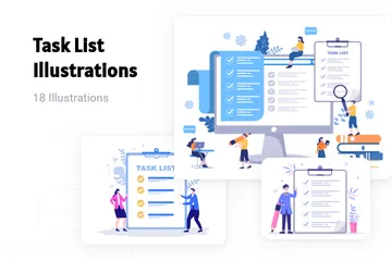 Task List Illustration Pack