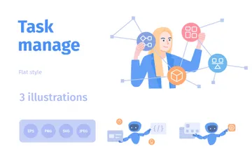 Task Management Illustration Pack