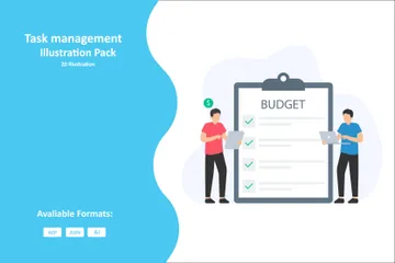 Task Management Illustration Pack