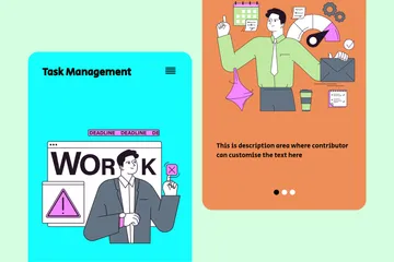 Task Management Illustration Pack