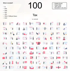 Tax Illustration Pack