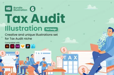 Tax Audit Illustration Pack