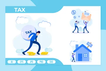 Tax Illustration Pack