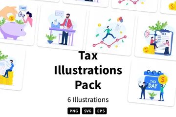 Tax Illustration Pack