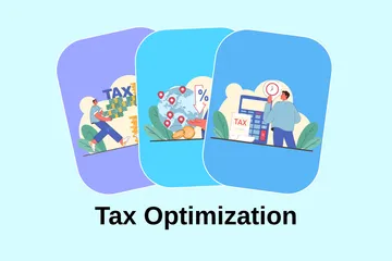 Tax Optimization Illustration Pack