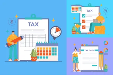 Tax Planning Illustration Pack