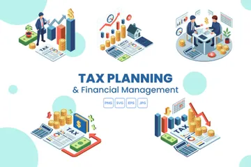 Tax Planning & Financial Management Illustration Pack