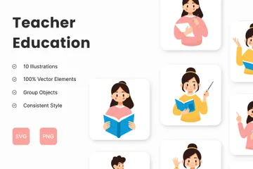 Teacher Education Illustration Pack