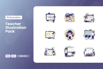 Teacher Illustration Pack