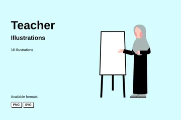 Teacher Illustration Pack