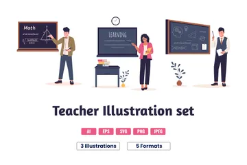 Teacher Illustration Pack