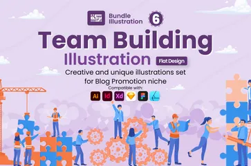 Team Building 2 Illustration Pack