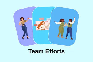 Team Efforts Illustration Pack