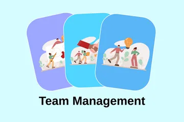 Team Management Illustration Pack