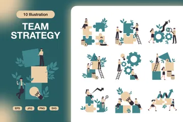 Team Strategy Illustration Pack