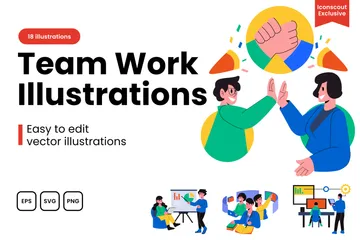 Team Work Illustration Pack