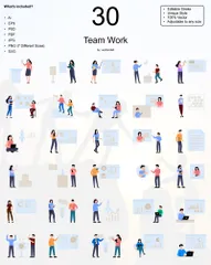 Team Work Illustration Pack