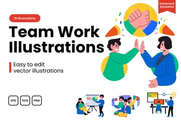 Team Work Illustration Pack