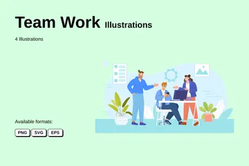 Team Work Illustration Pack