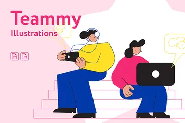Teammy Illustrationspack