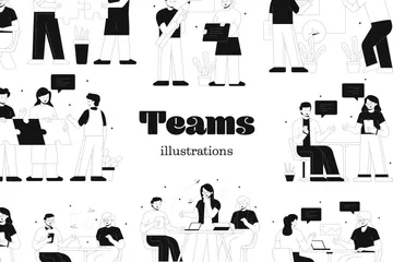 Teams Illustration Pack