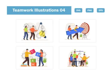 Teamwork Illustration Pack