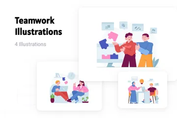 Teamwork Illustration Pack