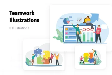 Teamwork Illustration Pack