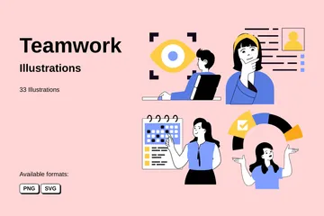 Teamwork Illustration Pack