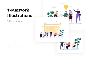 Teamwork Illustration Pack