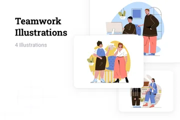 Teamwork Illustration Pack