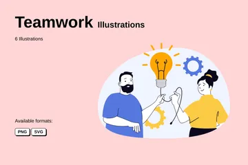 Teamwork Illustration Pack