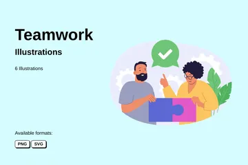 Teamwork Illustration Pack