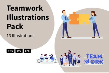 Teamwork Illustration Pack