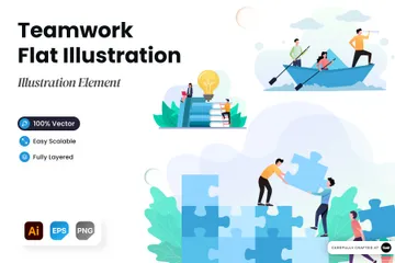 Teamwork Illustration Pack