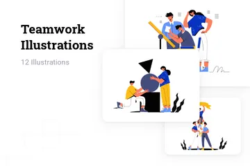 Teamwork Illustration Pack