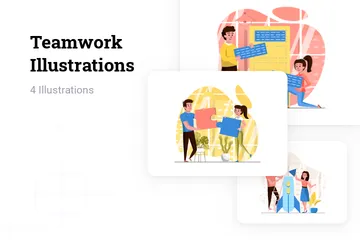 Teamwork Illustration Pack