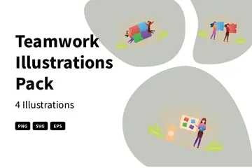 Teamwork Illustration Pack