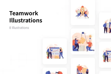 Teamwork Illustration Pack