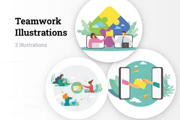 Teamwork Illustration Pack