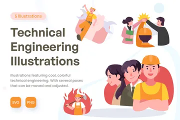 Technical Engineering Illustration Pack