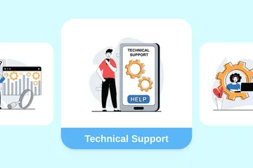 Technical Support Illustration Pack