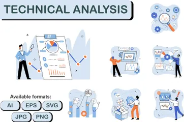 Technische Analyse Illustration Pack