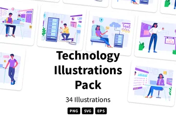 Technologie Pack d'Illustrations