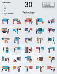 Technologie Illustrationspack