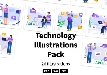 Technologie Pack d'Illustrations