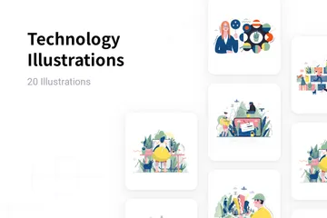 Technologie Illustrationspack
