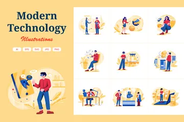 Technologie moderne Pack d'Illustrations