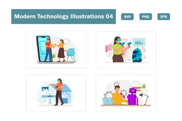 Technologie moderne Pack d'Illustrations